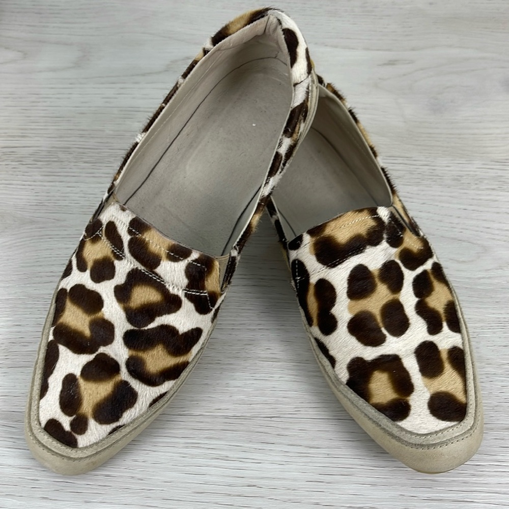 Emma Hope fur and suede loafers